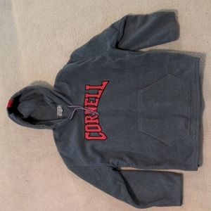 New Fleece Hoodie with Cornell logo